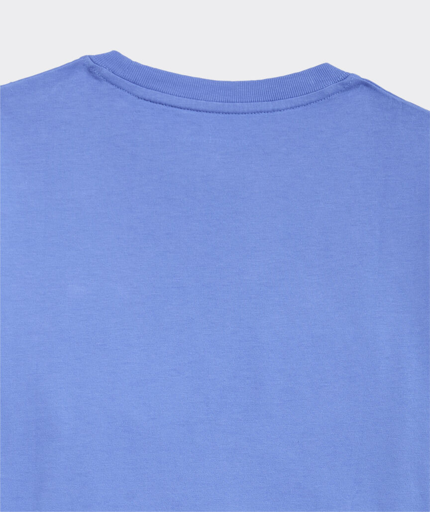 Girls' vineyard vines Varsity Text Long-Sleeve Boxy Tee