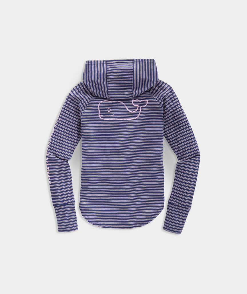 Girls' Beachcomber Striped Hoodie Tee