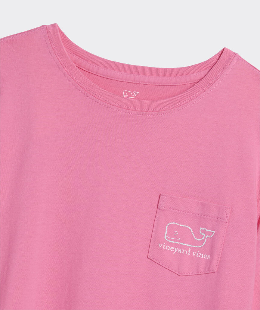 Women's Vintage Whale Long-Sleeve Pocket Tee