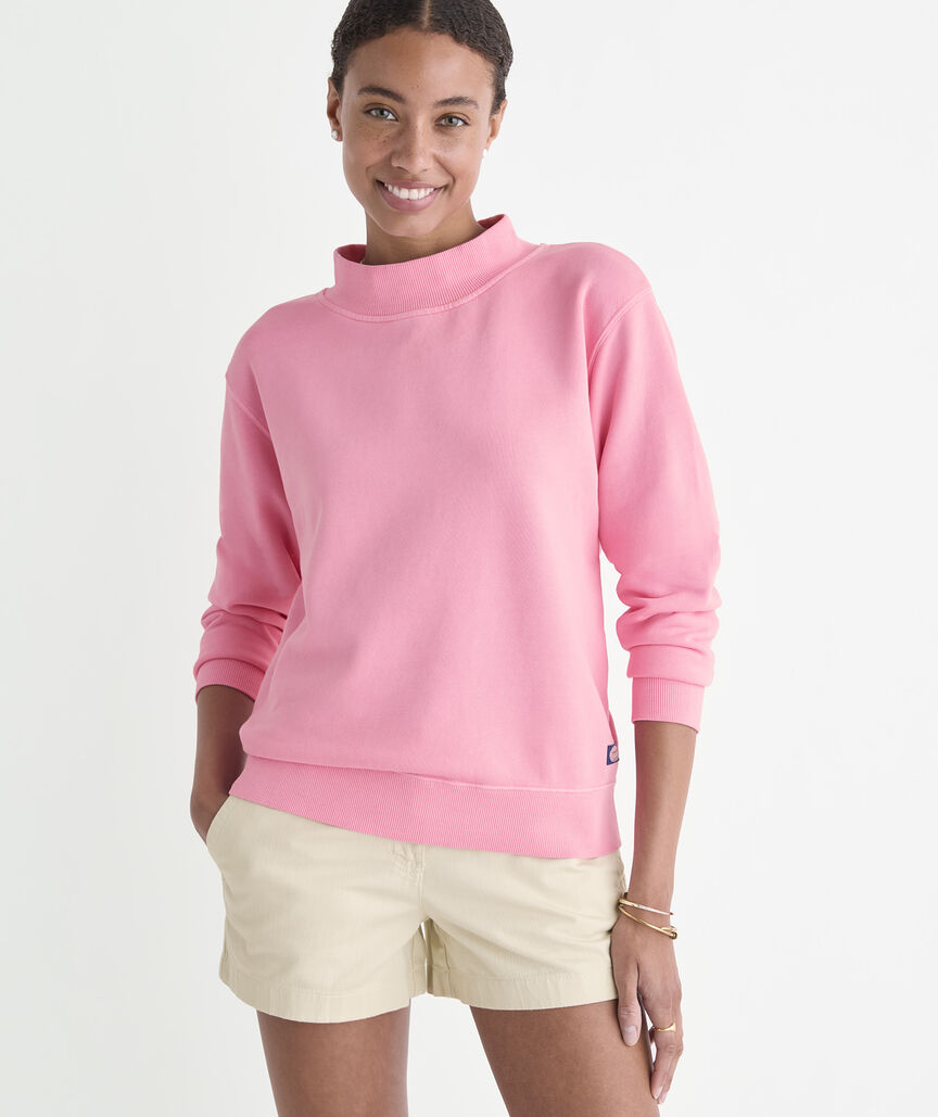 Surf Terry Mockneck Pullover