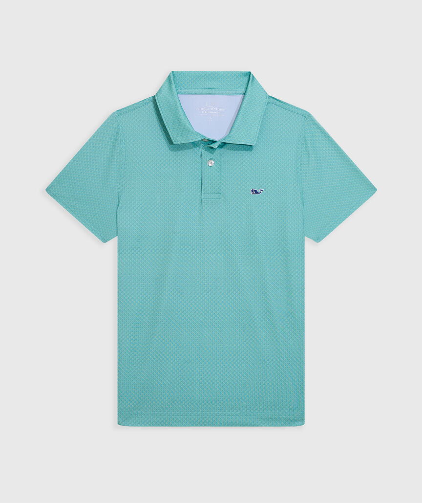 OUTLET Boys' Printed Performance Polo