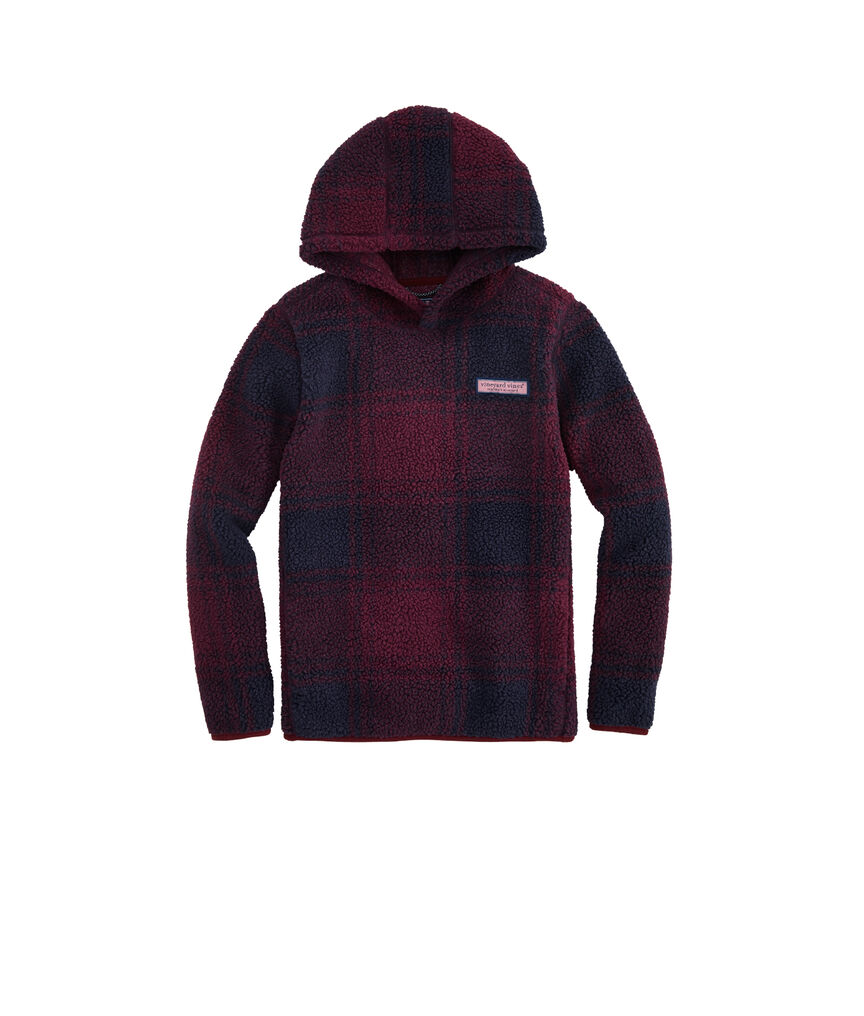 Shop Boys Printed Stillwater Sherpa Hoodie at vineyard vines