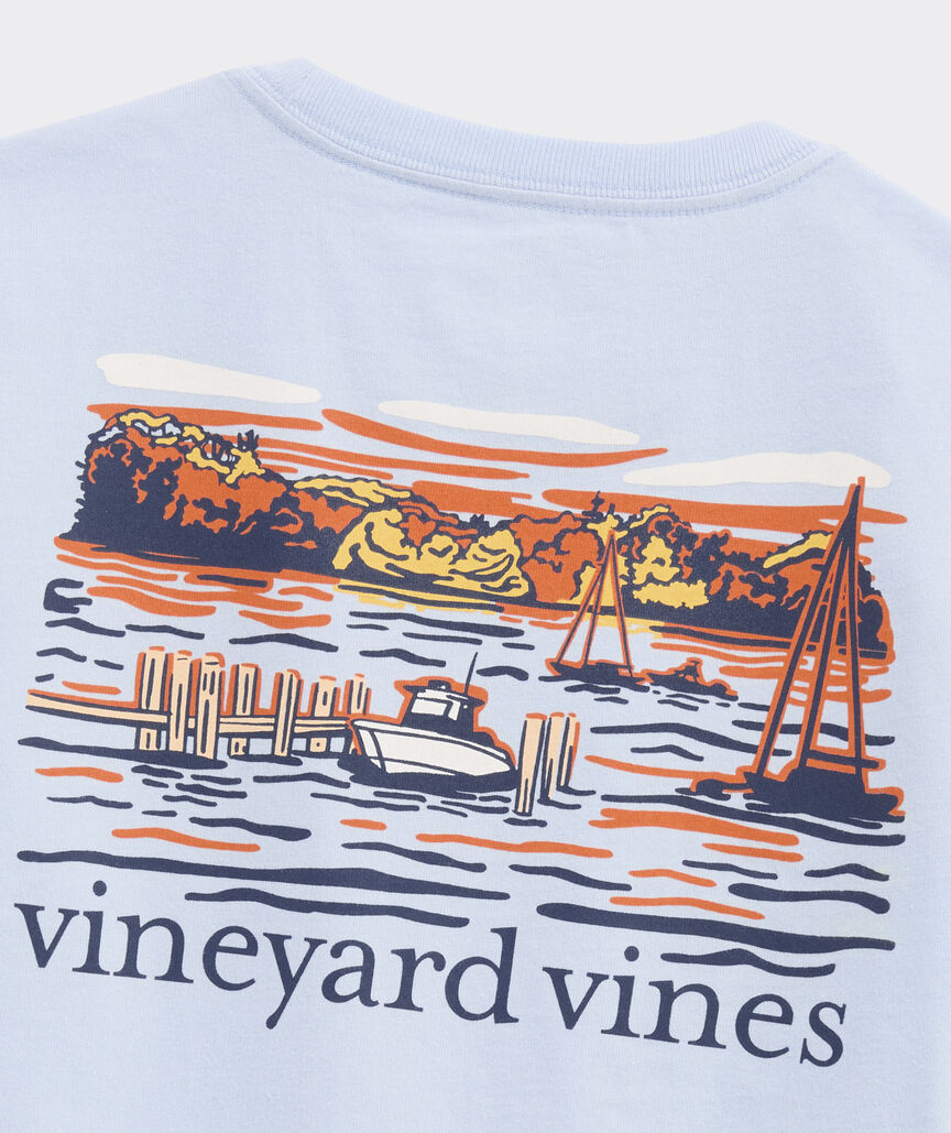 Boys' Dockside Autumn Wakes Short-Sleeve Pocket Tee