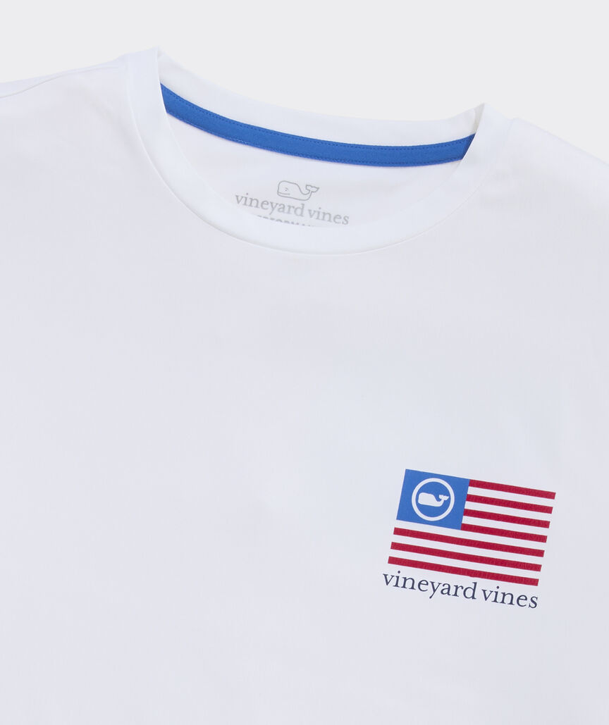 Performance Harbor Fish Flags Long-Sleeve Harbor Tee