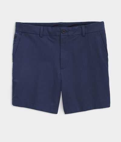 Vineyard Vines Performance 5 Inch On-The-Go Shorts (Blue Blazer) (Size: 42)