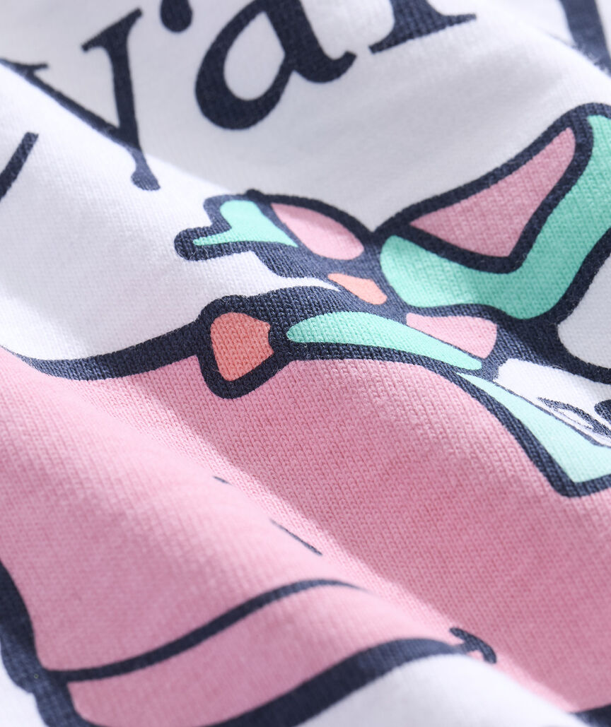 Kentucky Derby Kids' Whale & Jockey Short-Sleeve Pocket Tee