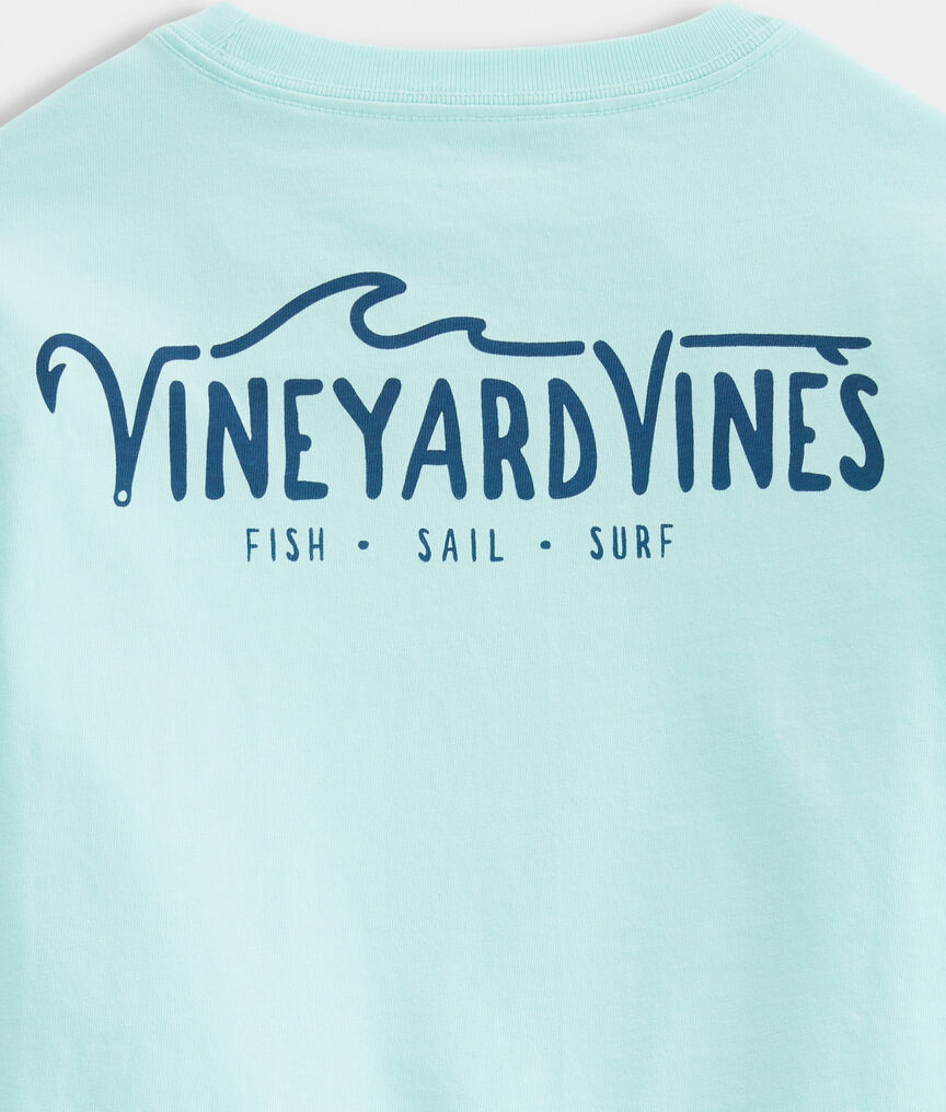 Boys' Fish. Sail. Surf. Short-Sleeve Performance Tee