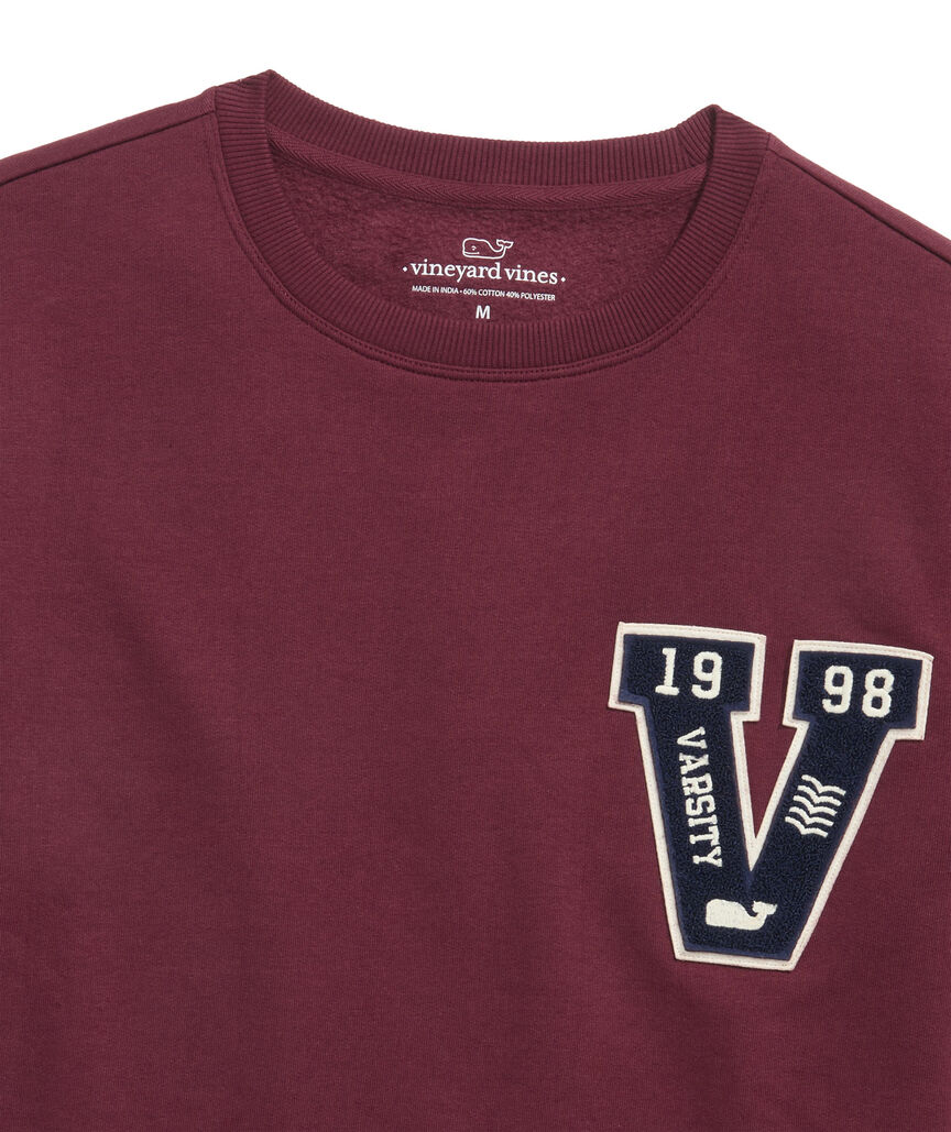 OUTLET Varsity Graphic Brushed Terry Crewneck