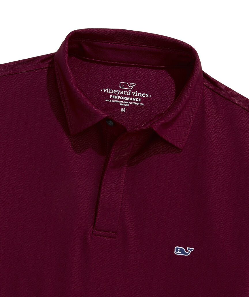 OUTLET Herringbone Performance Polo