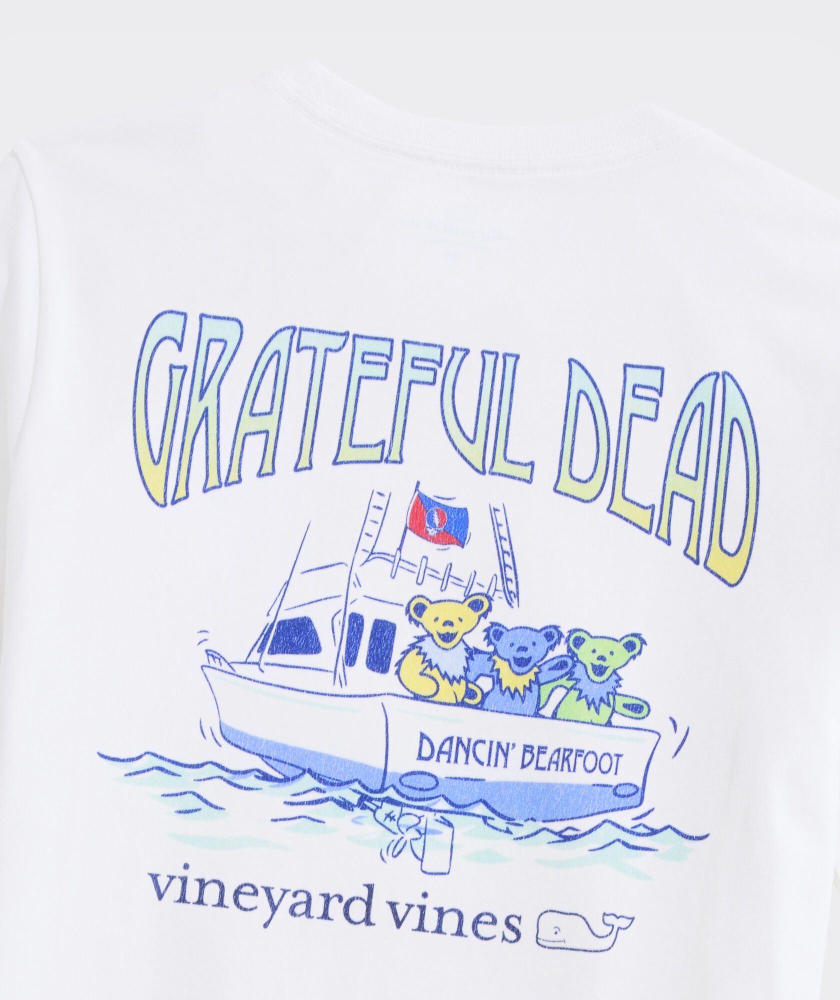 Kids' Grateful Dead x vineyard vines Dancin' Bearfoot Short-Sleeve Pocket Tee