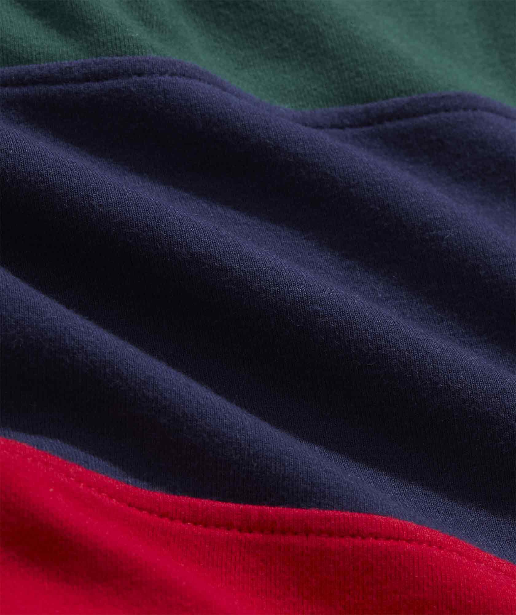 Tri-Color Blocked Saltwater Quarter-Zip