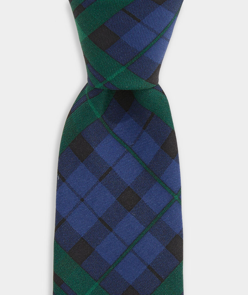 Boys' Noel Blackwatch Silk Tie