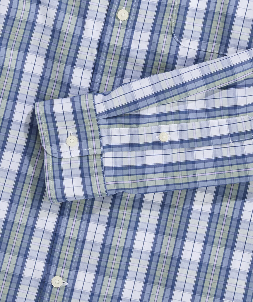 Washashore Plaid Perfect Wash Poplin Shirt