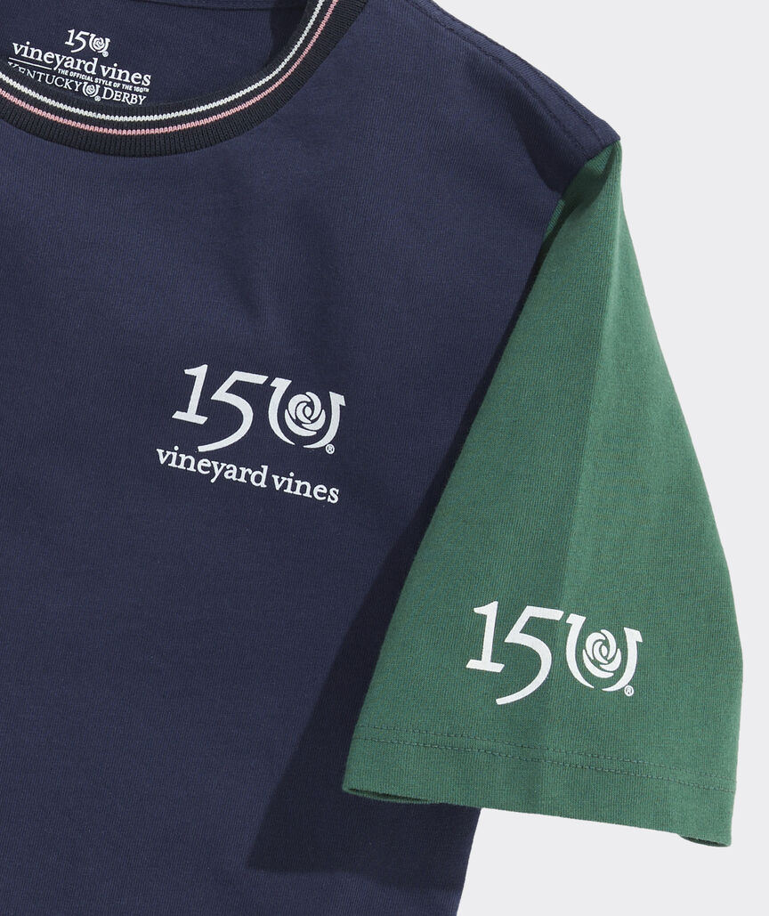 Boys' Kentucky Derby Color Blocked Short-Sleeve Tee