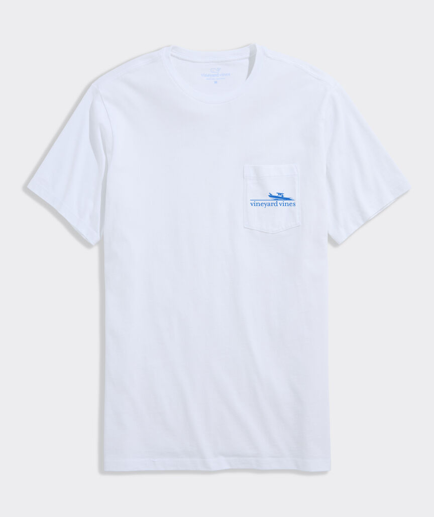 Man's Best Friend Ocean Blue Short-Sleeve Pocket Tee