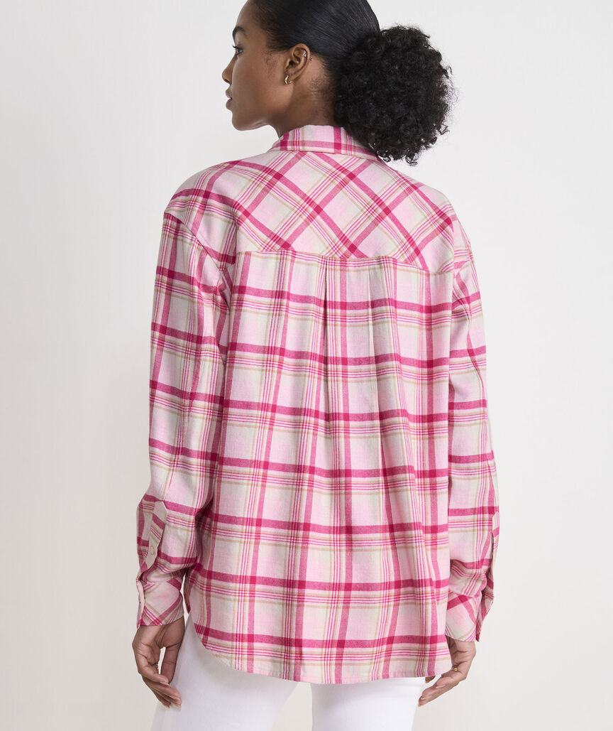 Birdie Flannel Button-Down