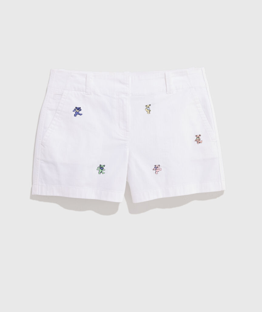 Women's Grateful Dead x vineyard vines 3 1/2 Inch Herringbone Every Day Shorts