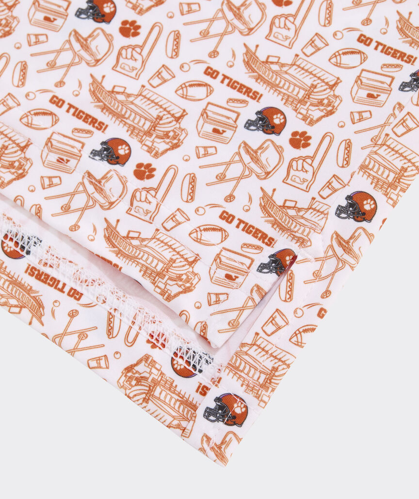 Clemson University Men's Printed Sankaty Polo