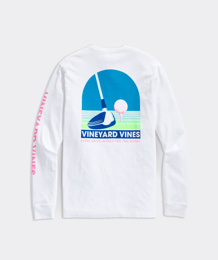 Tee Time Long-Sleeve Pocket Tee