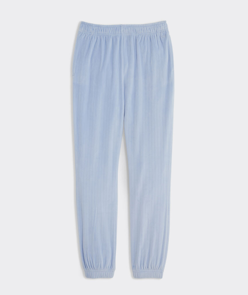 Girls' Plush Ribbed Joggers