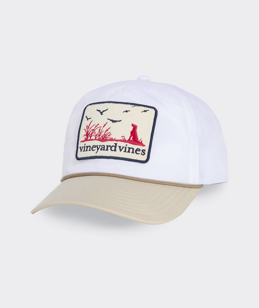 Hunting Dog Silhouette 5-Panel Hat