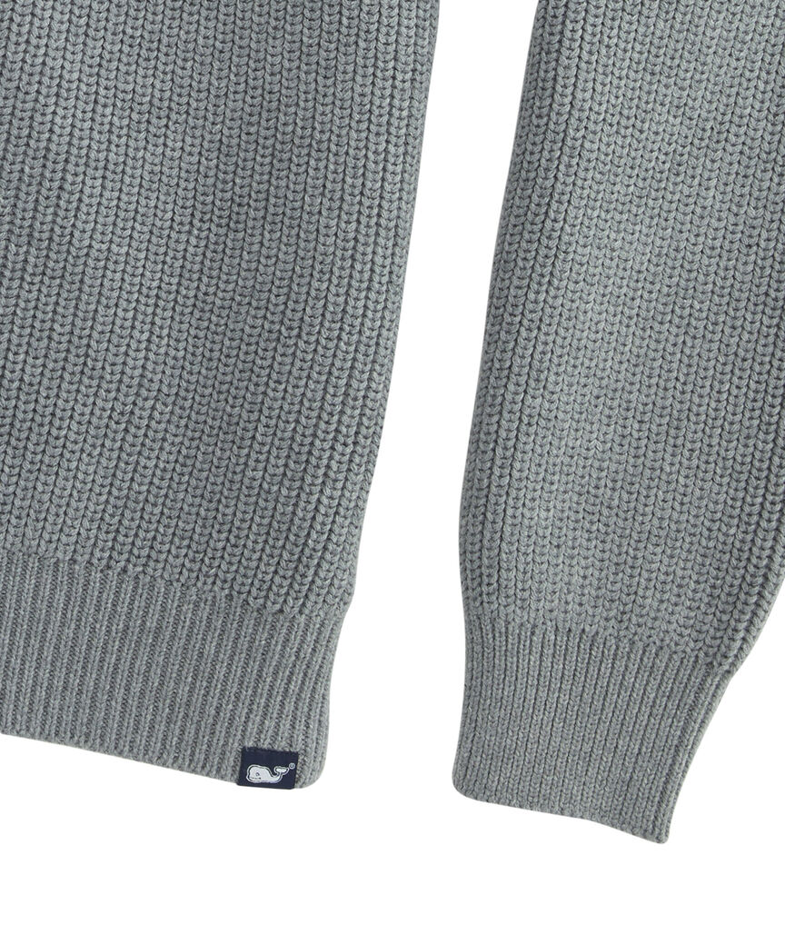 OUTLET Fisherman Cable Knit Quarter-Zip Sweater