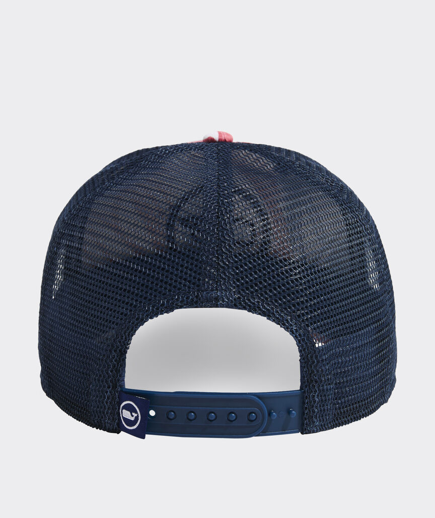 Chappy Print Whale Dot Trucker Hat