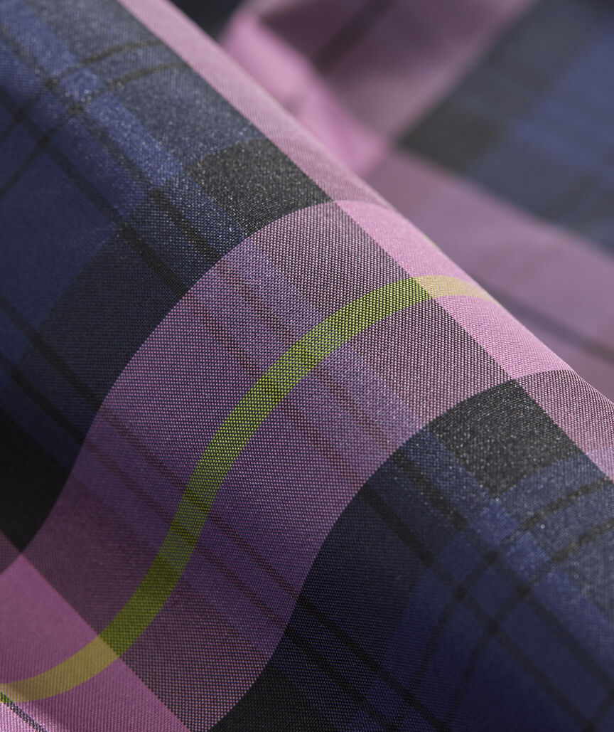 Girls' Collared Taffeta Dress