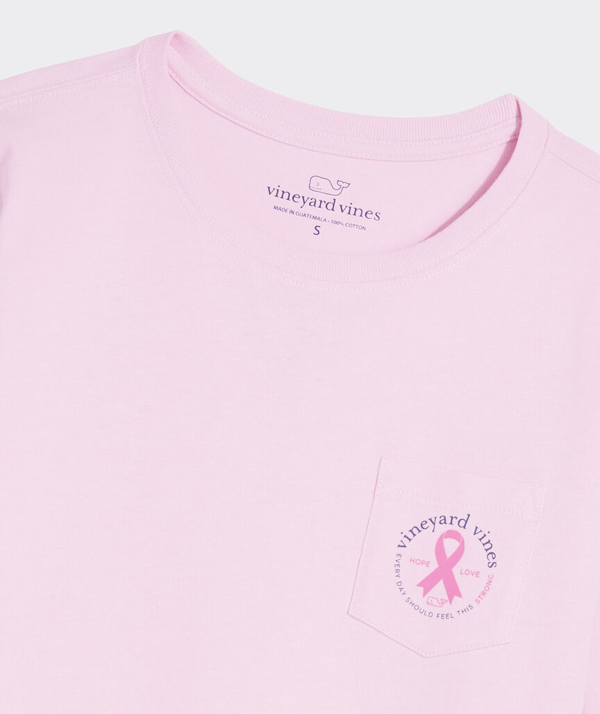 Women's Breast Cancer Awareness Long-Sleeve Pocket Tee
