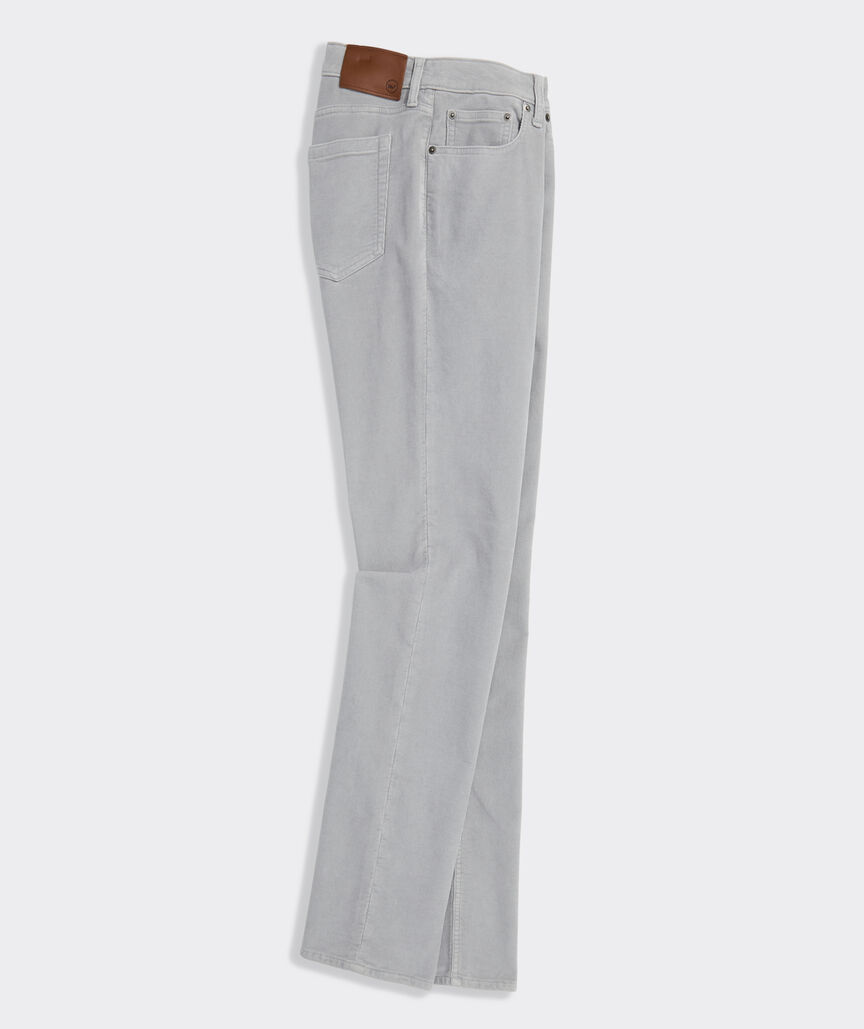 Stretch Terry Cord 5-Pocket Pants