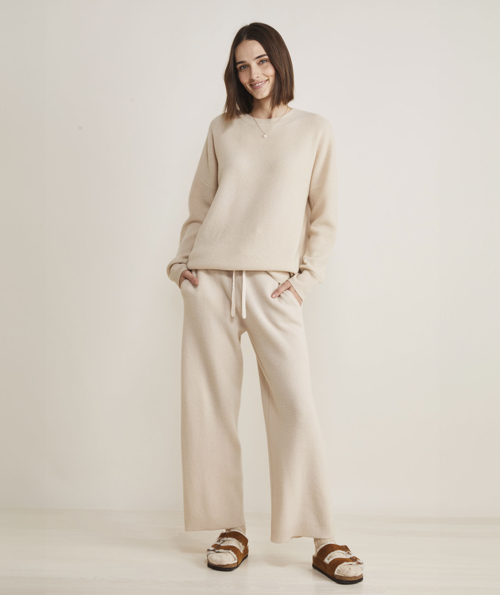 Ribbed Luxe Sweater Pants