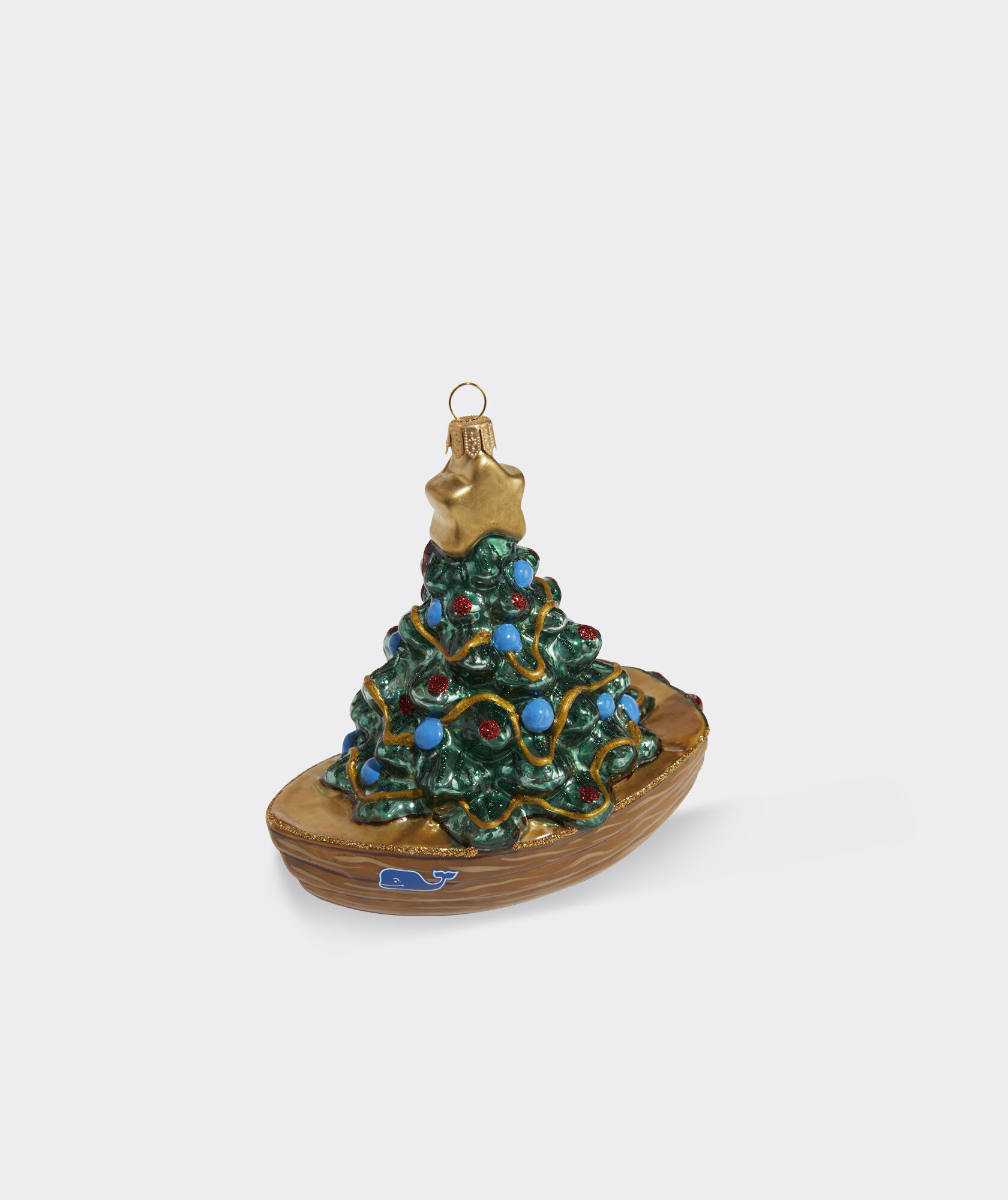 Tree In Boat Ornament