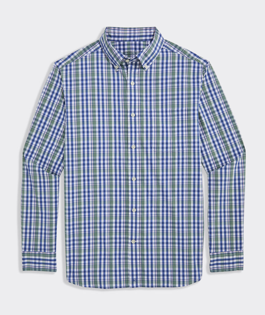 Performance Cotton Audubon Plaid Shirt