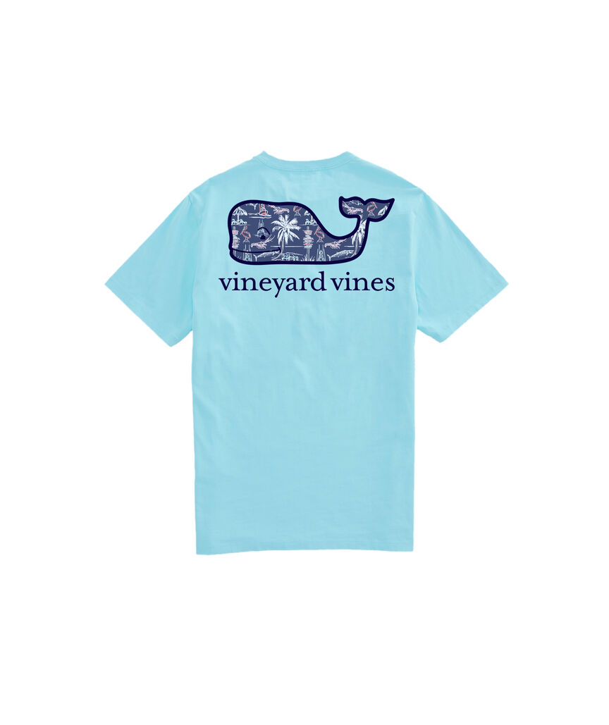 OUTLET Keys Scenic Whale Short-Sleeve Pocket Tee