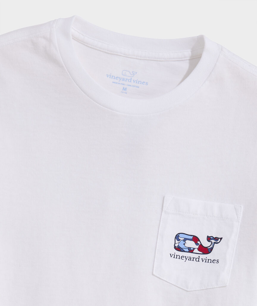 Boys' Camo Whale Short-Sleeve Pocket Tee