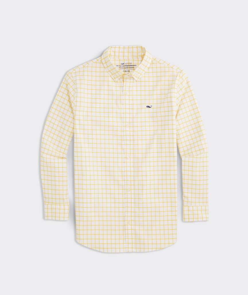 Boys' On-The-Go brrrº Tatersall Shirt