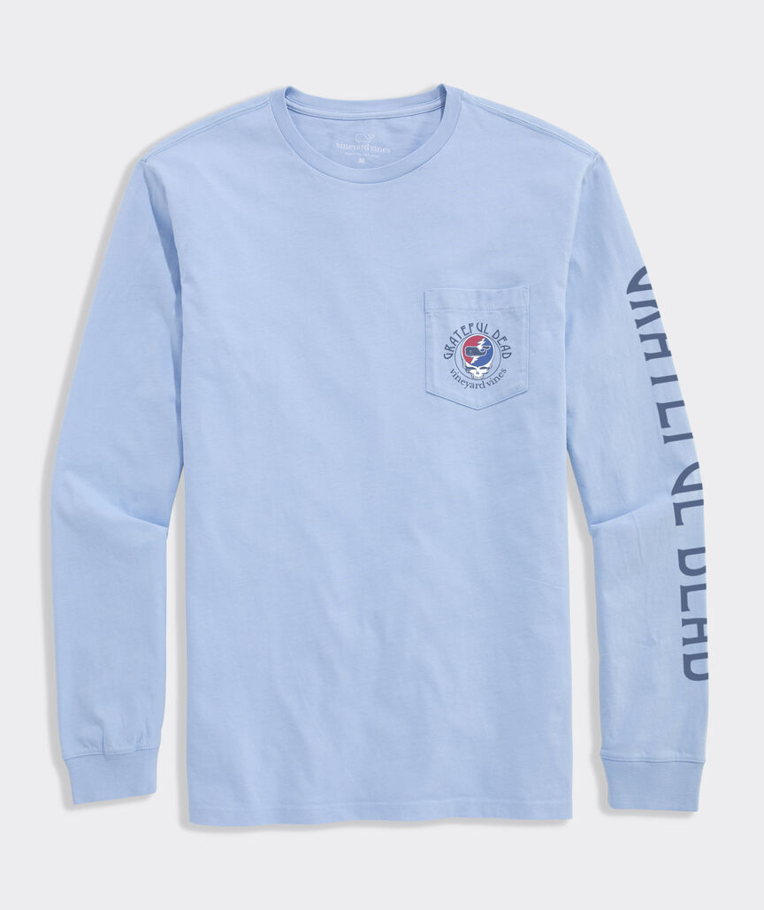 Grateful Dead x vineyard vines Stealie Long-Sleeve Pocket Tee
