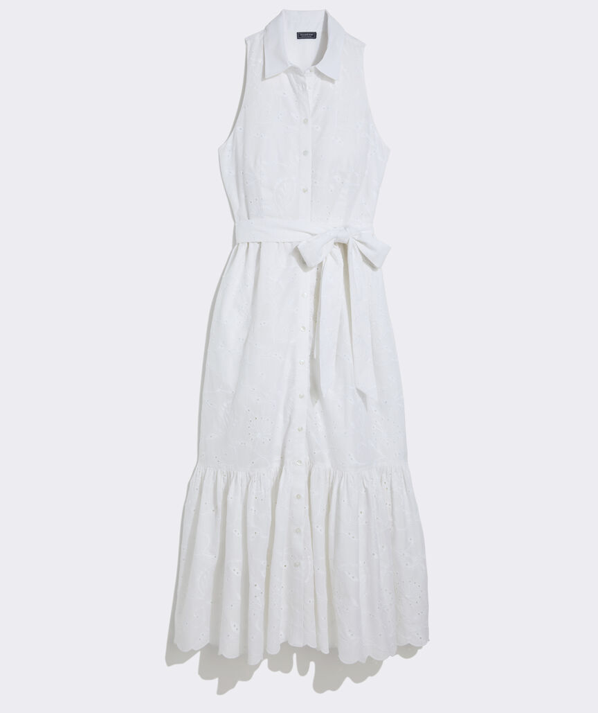 Vanessa Eyelet Shirtdress