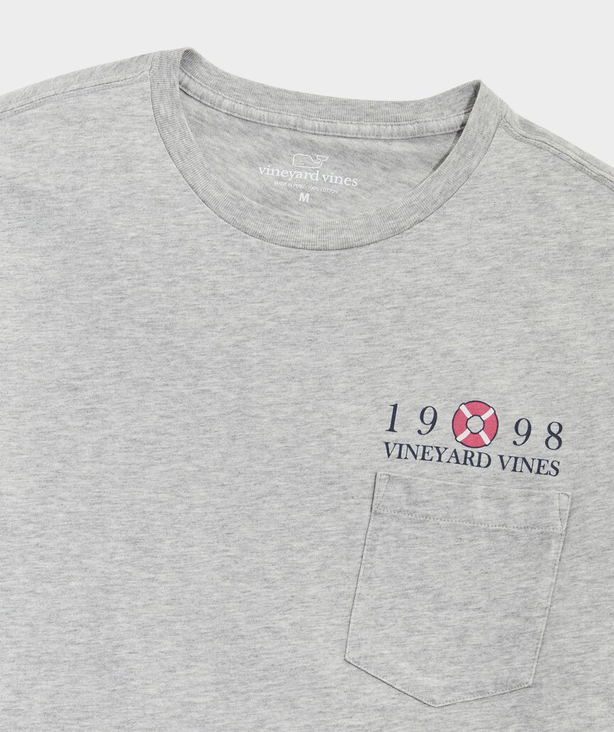 Harbor Scene Short-Sleeve Pocket Tee