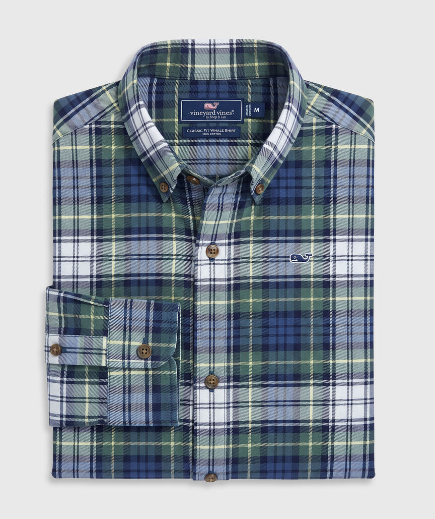 OUTLET Flannel Plaid Shirt