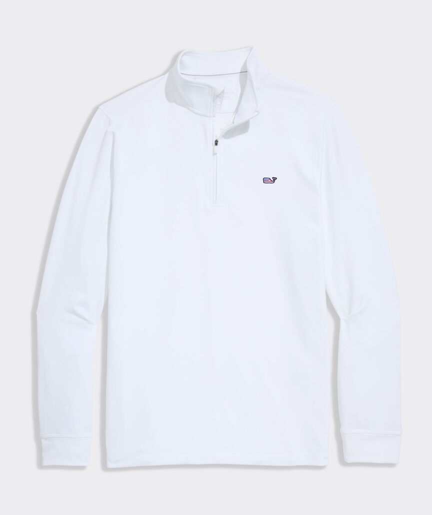 Performance American Flag Whale Clubhouse Quarter-Zip