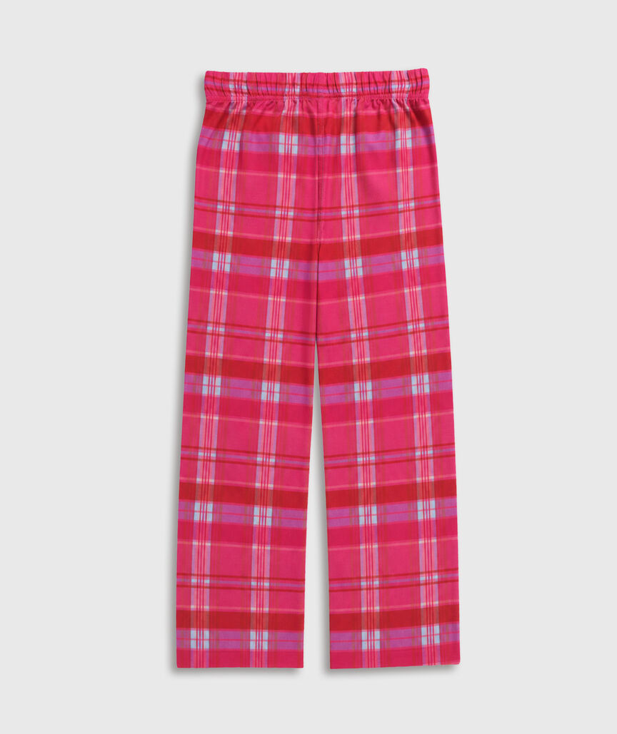 OUTLET Girls' Party Plaid Pajama Pant