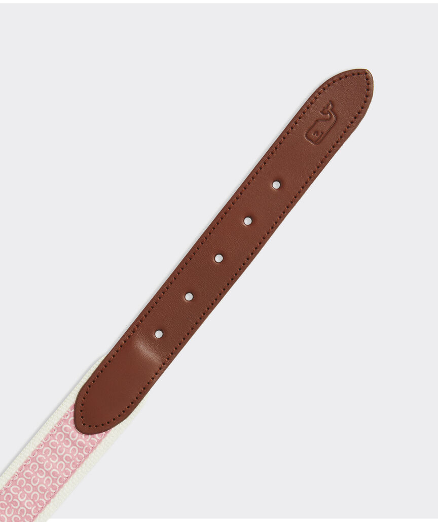 Kentucky Derby Horseshoe Canvas Club Belt