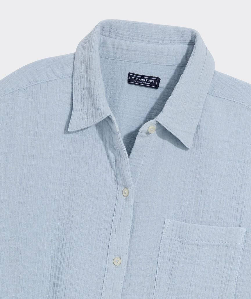 Birdie Gauze Button-Down