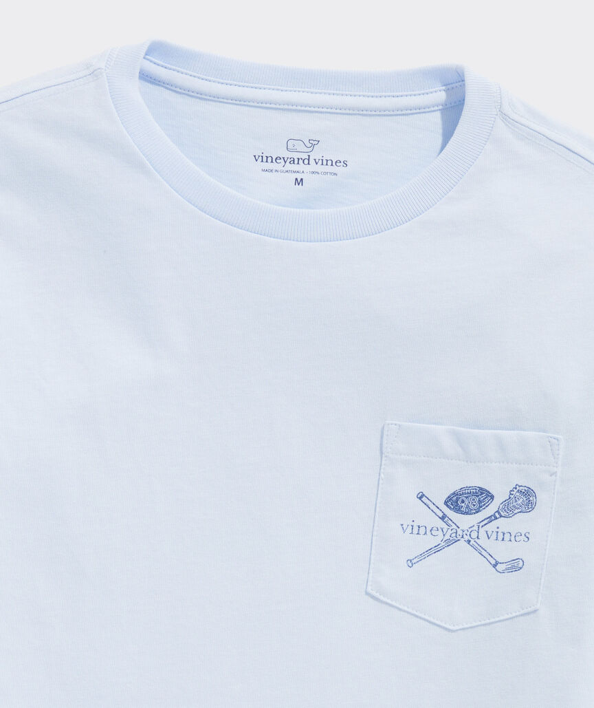 Boys' Cool Sports Fans Long-Sleeve Pocket Tee