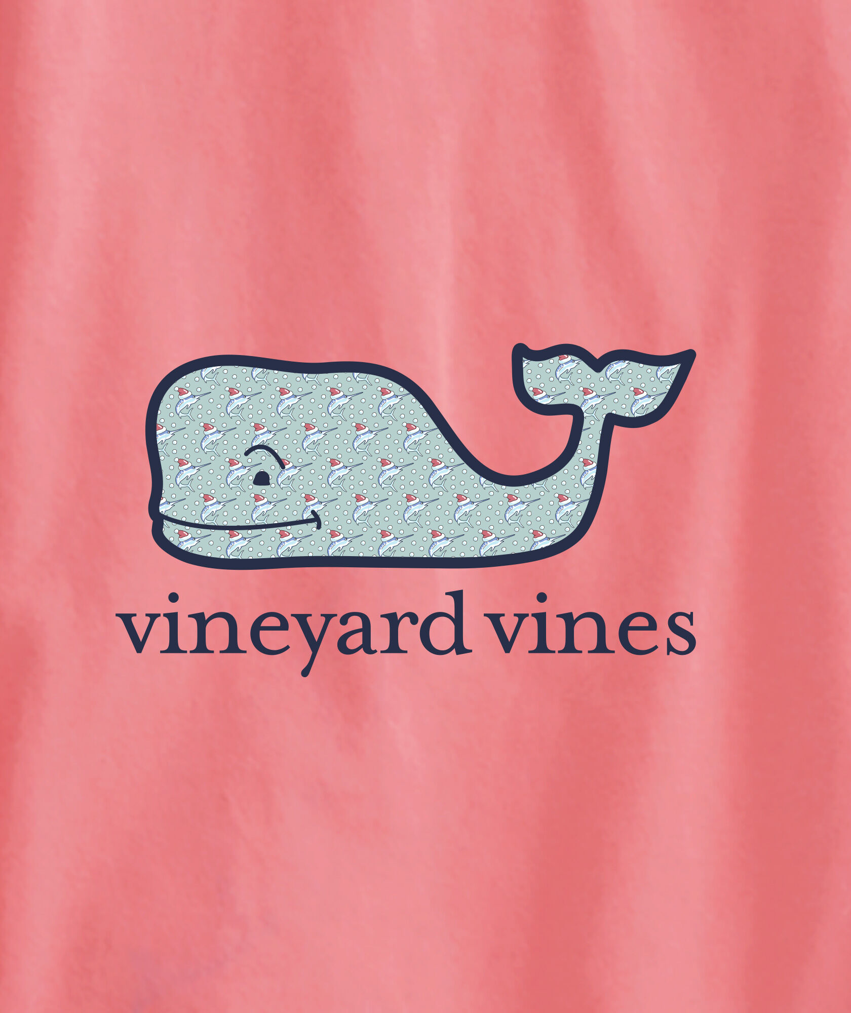 OUTLET Kids' Santa Marlin Whale Long-Sleeve Pocket Tee