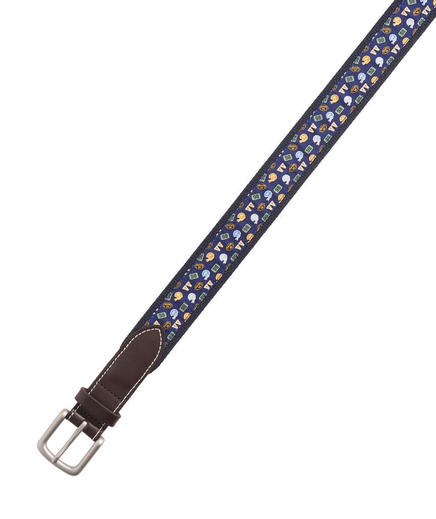 OUTLET Football Toss Canvas Club Belt