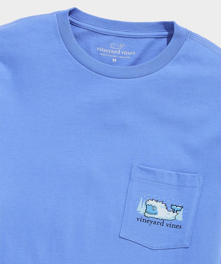 Yeti Whale Long-Sleeve Pocket Tee