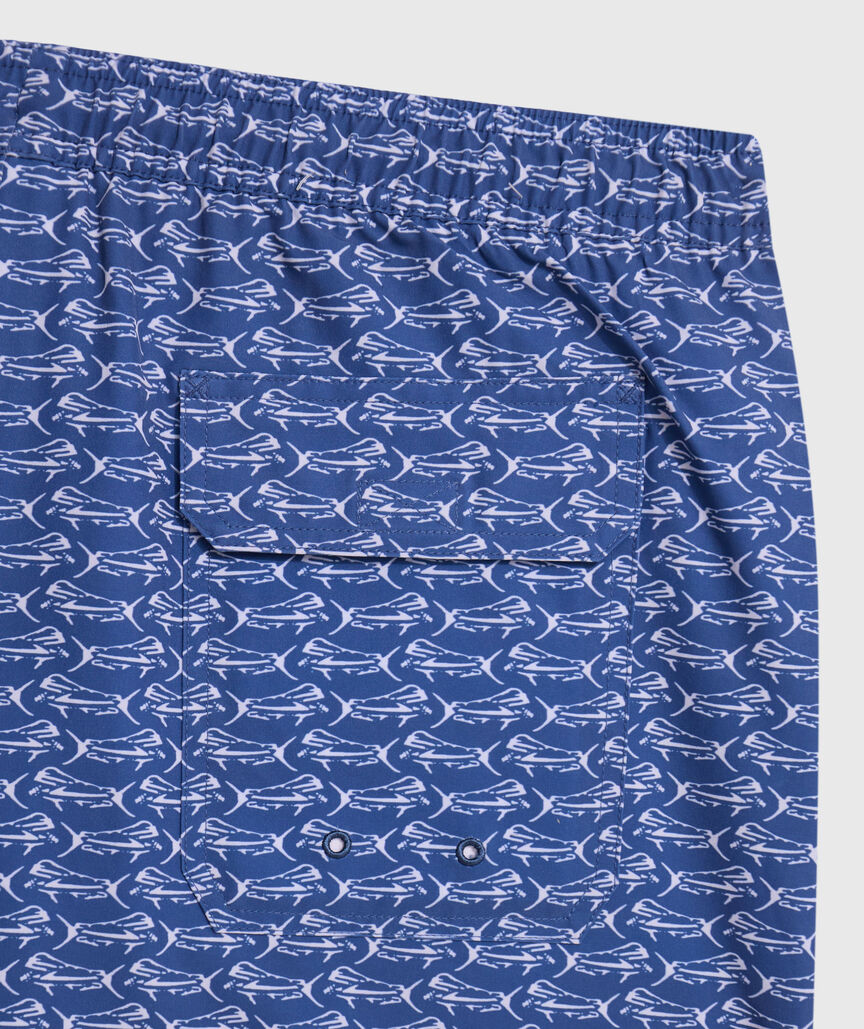 OUTLET 5 Inch Dolphin Chappy Swim Trunks