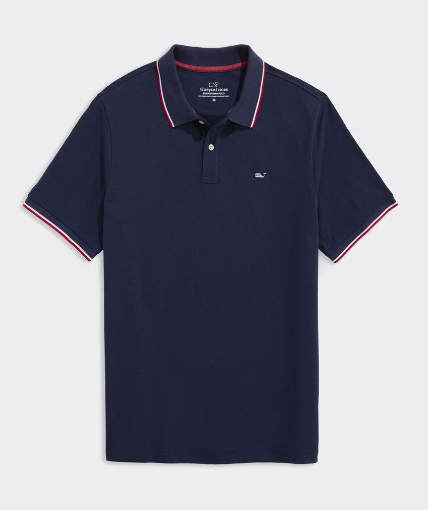 Tipped Edgartown Pique Polo